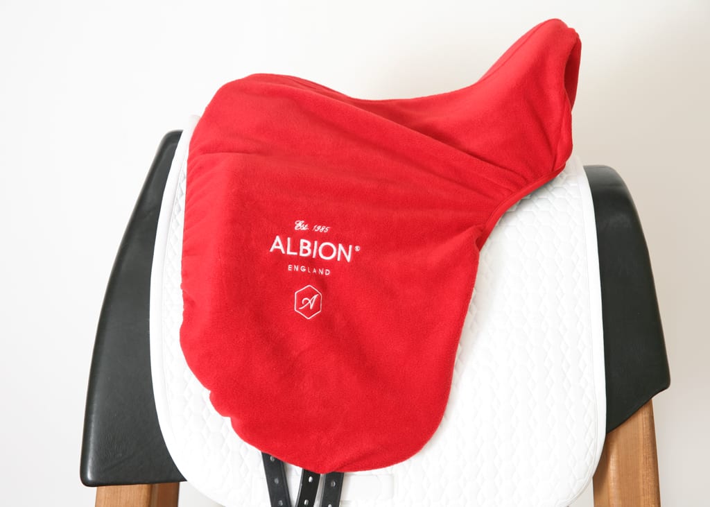 Albion Saddle Cover Luxury Fleece Fits General Purpose Dressage Jumping Saddles 