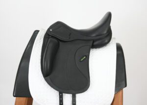 Amerigo Cervia Siena Monoflap Dressage Saddle17.5MW SN: 073510921