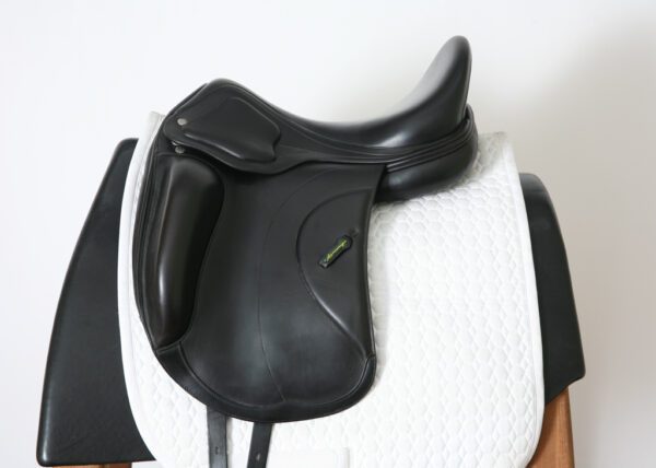Amerigo Cervia Siena Monoflap Dressage Saddle 17.5M SN N81301115 Inv 5783