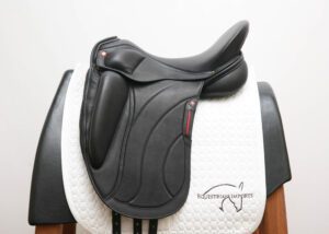 Albion SLK Revelation Red Label Monoflap Dressage Saddle 17.5MW SN 123020