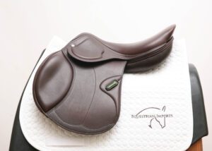 Amerigo High Croup Pinerolo 18.5 +1.5cm Brown Jump Saddle Inv: 5933