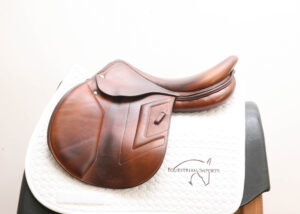 Renaissance M by Prestige Italia 18 32 Jumping Saddle SN: 08400124 Inv 4094