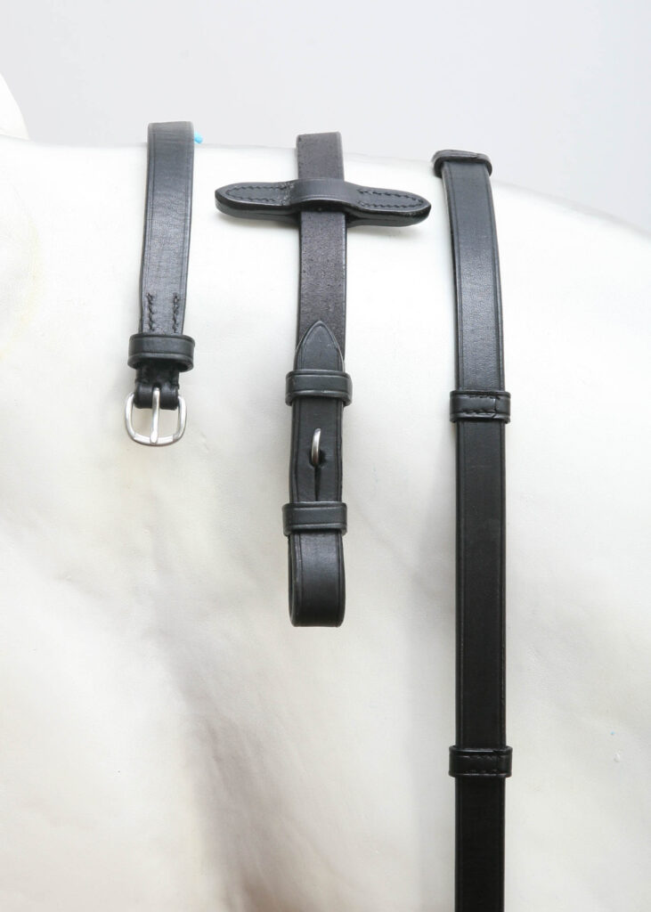Vespucci Leather Reins Black Inv 6192