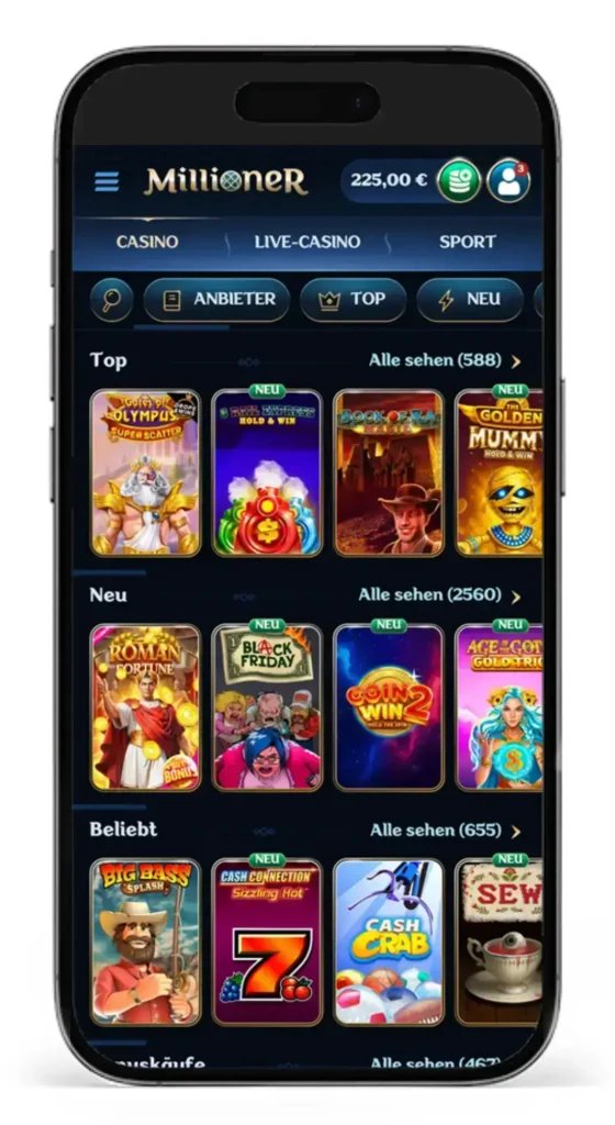 Introduction to millioner casino